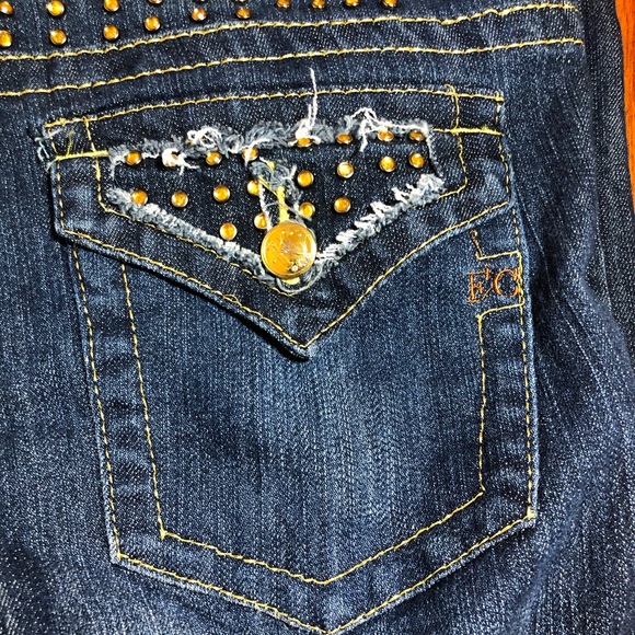 Free Culture bedazzled bootcut jeans - Picture 8 of 13